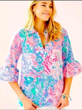 Lilly Pulitzer Ginger Top XS